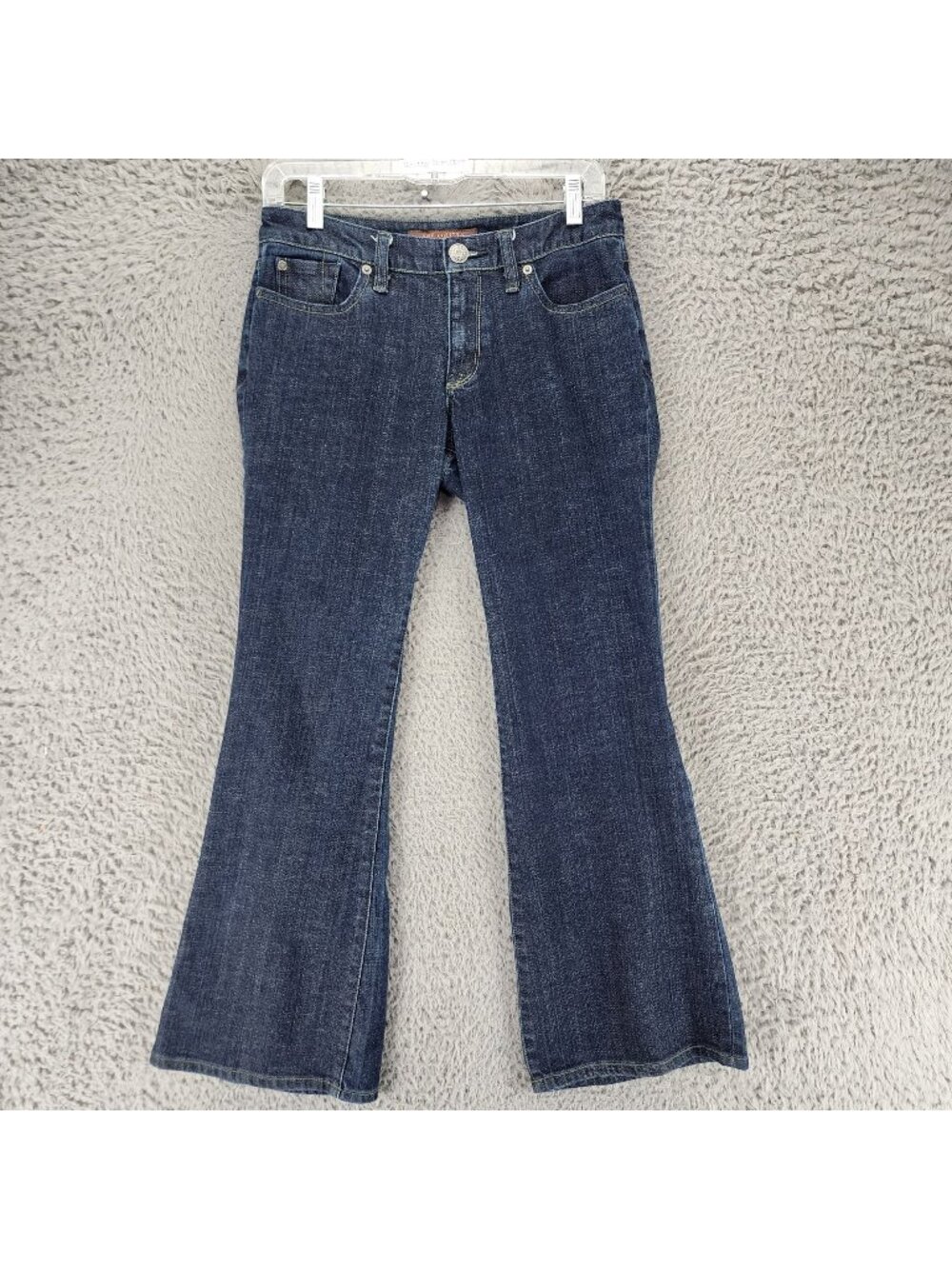 The Limited Jeans Womens 4 Petite Blue Stretch Denim Flare